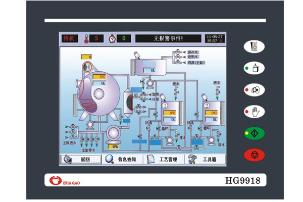 HG-TC9918触摸屏染色机控制电脑